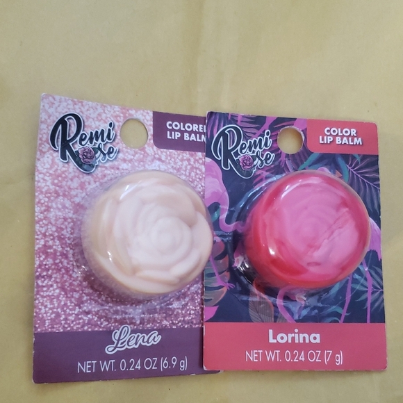 Remi Rose Colored Lip Balm Lena & Lorina New - Picture 1 of 2
